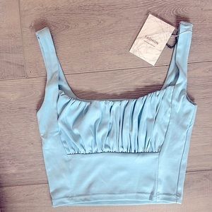 Baby Blue Crop Tank